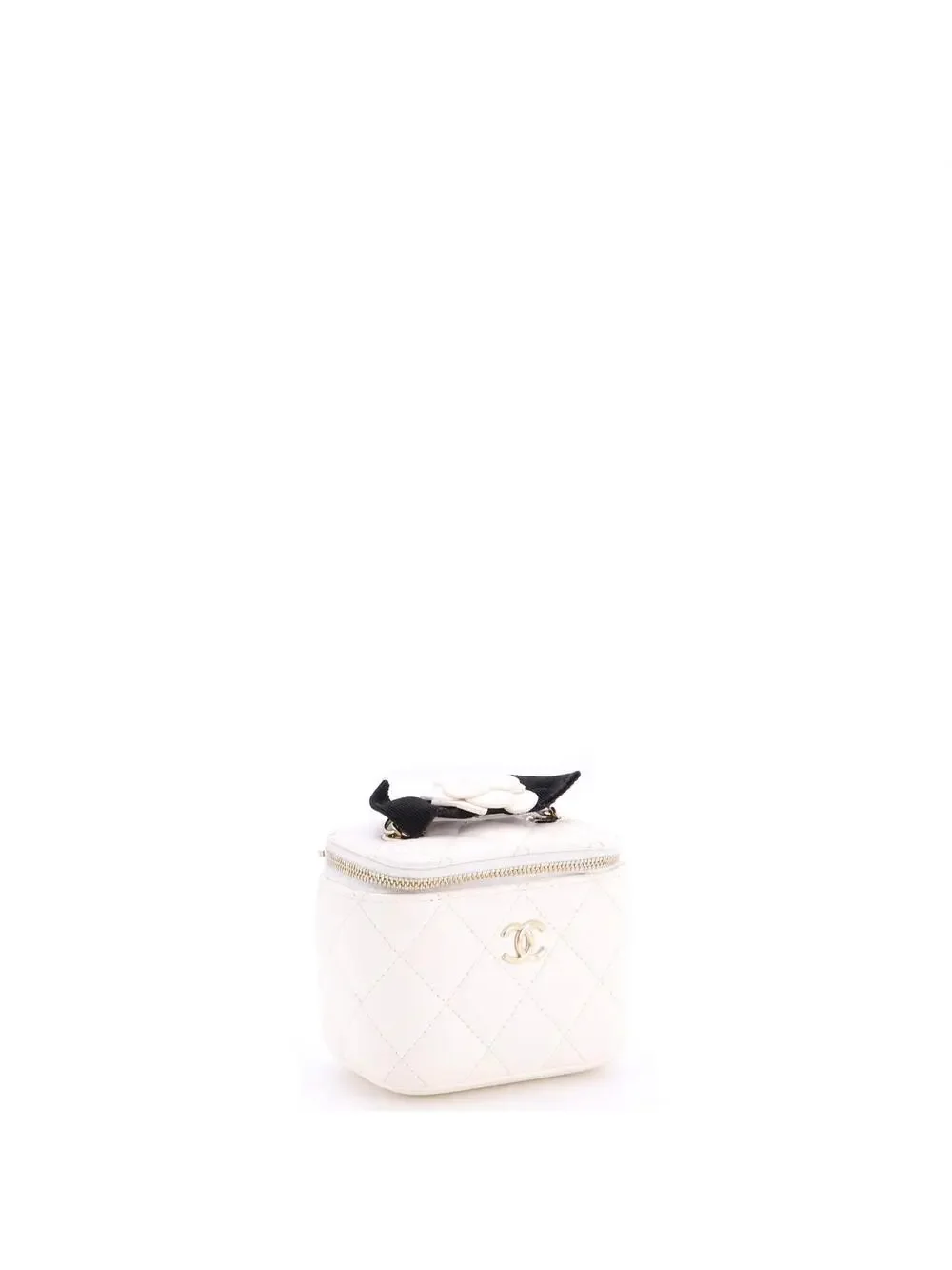 Chanel Camellia Bow Vanity Case With #287605C29B